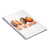 Dit is het seizoen Thanksgiving pompoen Notitieboek (Rechterzijde)