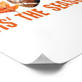 Dit is het seizoen Thanksgiving pompoen Poster (Hoek)