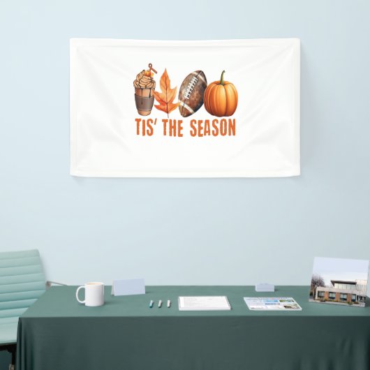 Dit is het seizoen Thanksgiving pompoen Spandoek (Beurs)