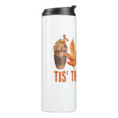 Dit is het seizoen Thanksgiving pompoen Thermosbeker (Gedraaid links)