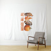 Dit is het seizoen Thanksgiving pompoen Wandkleed (In Situ (horizontaal))