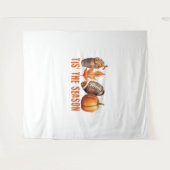 Dit is het seizoen Thanksgiving pompoen Wandkleed (Voorkant (horizontaal))