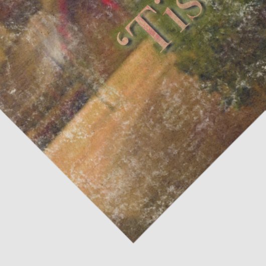 "Dit is het seizoen"  Tissuepapier (Detail)