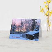 Dit is het seizoen tot de noordelijke wintervakant kaart (Gele Bloem)