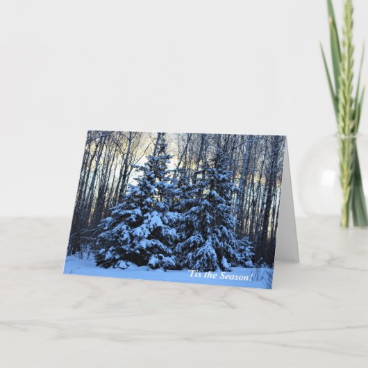 Dit is het seizoen tot de noordelijke wintervakant kaart (Voorkant)