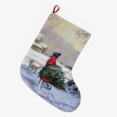 Dit is het seizoen - Tree Time Grote Kerstsok (Voorkant (Hangend))