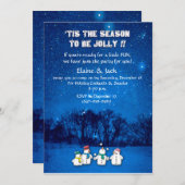 'Dit is het seizoen - Uitnodiging voor kerstfeestd (Voorkant / Achterkant)