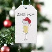 Dit is het seizoen vakantie Champagne Prosecco Par Cadeaulabel