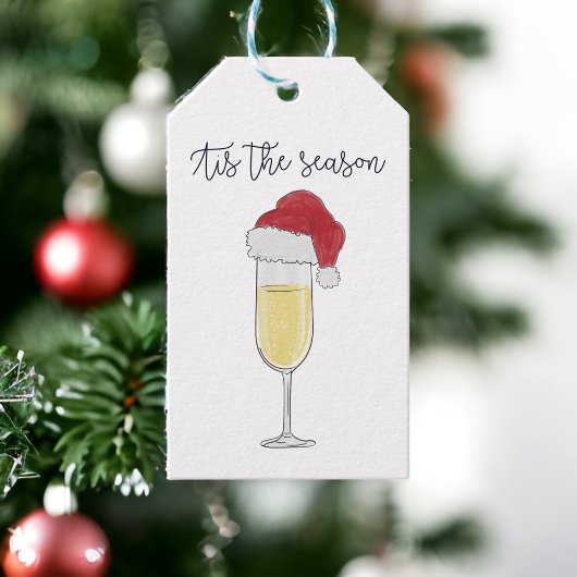 Dit is het seizoen vakantie Champagne Prosecco Par Cadeaulabel