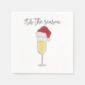 Dit is het seizoen vakantie Champagne Prosecco Par Servet (Voorkant)