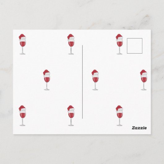 Dit is het seizoen vakantie cocktail party briefkaart (Achterkant)