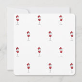 Dit is het seizoen vakantie cocktail party kaart (Achterkant)