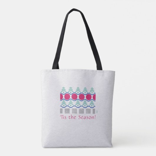 Dit is het seizoen! Vakantiedagen Canvas tas (Achterkant)