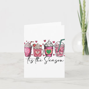 Dit is het seizoen Valentijnsdag koffie Drink Vale Kaart