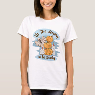 Dit is het seizoen van Creepy Ghost Groovy Hallowe T-shirt