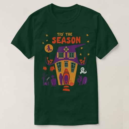 Dit is het seizoen van de halloween Spooky Goblins T-shirt (Design voorkant)