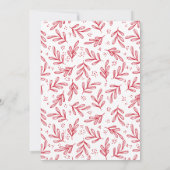 Dit is het seizoen van de Jolly Red Holiday Party Kaart (Achterkant)