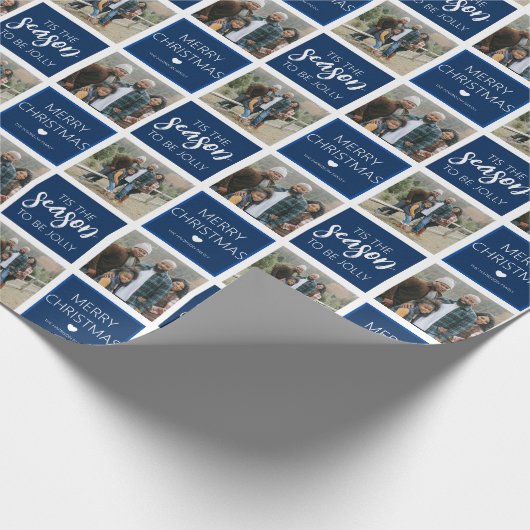 Dit is het seizoen van de juffrouw | 2 Foto Holida Cadeaupapier (Hoek)