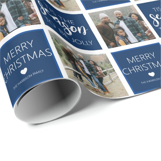 Dit is het seizoen van de juffrouw | 2 Foto Holida Cadeaupapier (Rol Hoek)