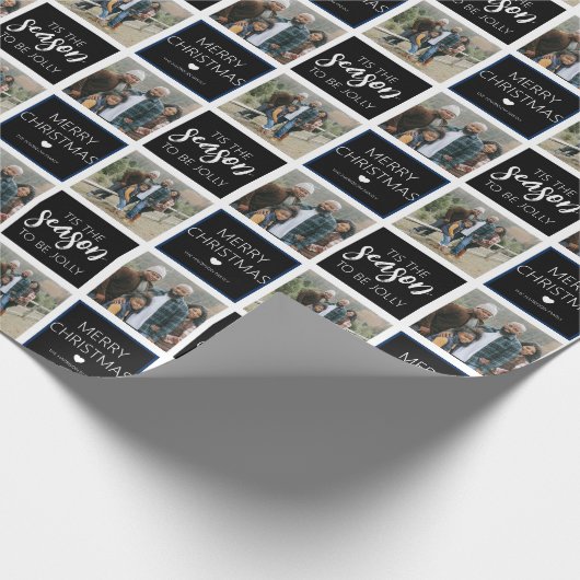 Dit is het seizoen van de juffrouw | 2 Foto Holida Cadeaupapier (Hoek)