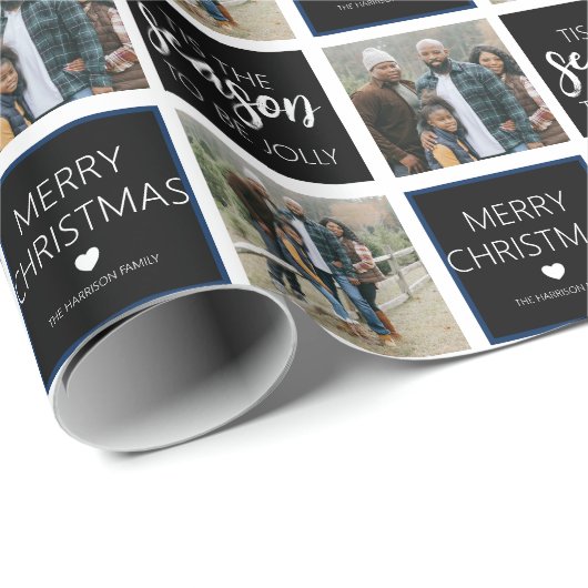 Dit is het seizoen van de juffrouw | 2 Foto Holida Cadeaupapier (Rol Hoek)