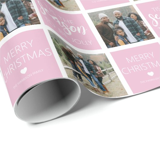 Dit is het seizoen van de juffrouw | 2 Foto Holida Cadeaupapier (Rol Hoek)