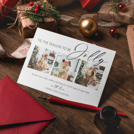 Dit is het seizoen van de juffrouw | Fotocollage Feestdagenkaart