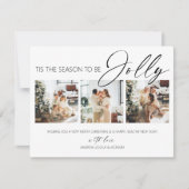 Dit is het seizoen van de juffrouw | Fotocollage Feestdagenkaart (Voorkant)