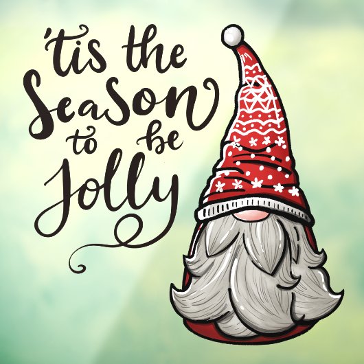 Dit is het seizoen van de juffrouw raamsticker (Vel 3)