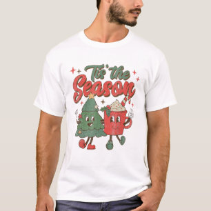 Dit is het seizoen van de kerstkoffie... t-shirt