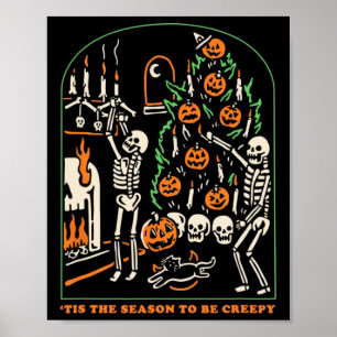 Dit is het seizoen van de kreukachtige skeleton Ha Poster