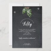 Dit is het seizoen van de vijftigste kerstvakantie kaart (Achterkant)