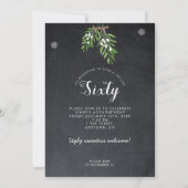 Dit is het seizoen van de zestigste kerstvakantie kaart (Achterkant)