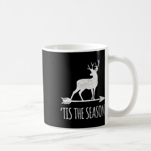 Dit is het seizoen van Funny Deer Bow Hunting Koffiemok (Rechts)