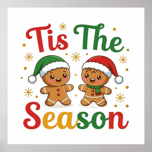Dit is het seizoen van Gingerbread Men Poster (Voorkant)