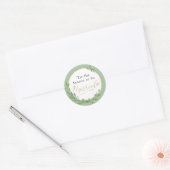 Dit is het seizoen van het huwelijkshuwelijk. ronde sticker (Envelop)