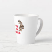 Dit is het seizoen van Leaping Deer Latte Mok (Rechterhoek)