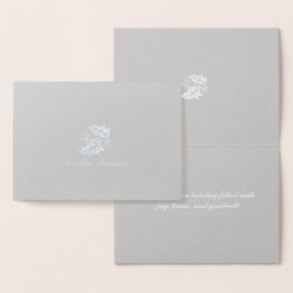 Dit is het seizoen van Silver Foil Folie Kaarten