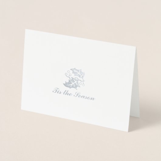 Dit is het seizoen van Silver Foil Folie Kaarten (Voorkant)