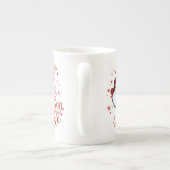 "Dit is het seizoen van Sparkle Bone China Porselein Kop (Achterkant)