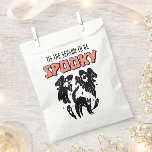 Dit is het seizoen van Spooky Creepy Halloween Bedankzakje (Geknipt)