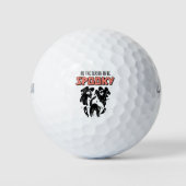 Dit is het seizoen van Spooky Creepy Halloween Golfballen (Voorkant)