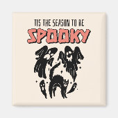 Dit is het seizoen van Spooky Creepy Halloween Magneet (Voorkant)