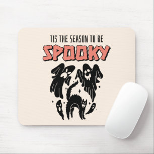 Dit is het seizoen van Spooky Creepy Halloween Muismat