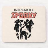 Dit is het seizoen van Spooky Creepy Halloween Muismat (Voorkant)