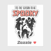 Dit is het seizoen van Spooky Creepy Halloween Sticker (Vel)