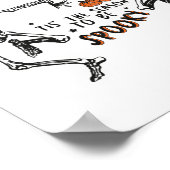 Dit is het seizoen van Spooky Dancing Skeleton Hal Poster (Hoek)