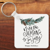 Dit is het seizoen van vier foto's met twee zijden sleutelhanger (Voorkant)