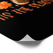Dit is het seizoen voetbal Herfst Thanksgiving Poster (Hoek)