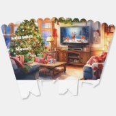 Dit is het seizoen voor de kerst films popcorn bedankdoosjes (Ongevouwen)
